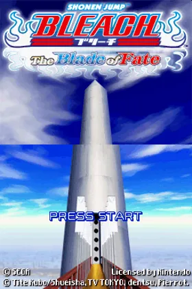Bleach - The Blade of Fate (USA) screen shot title